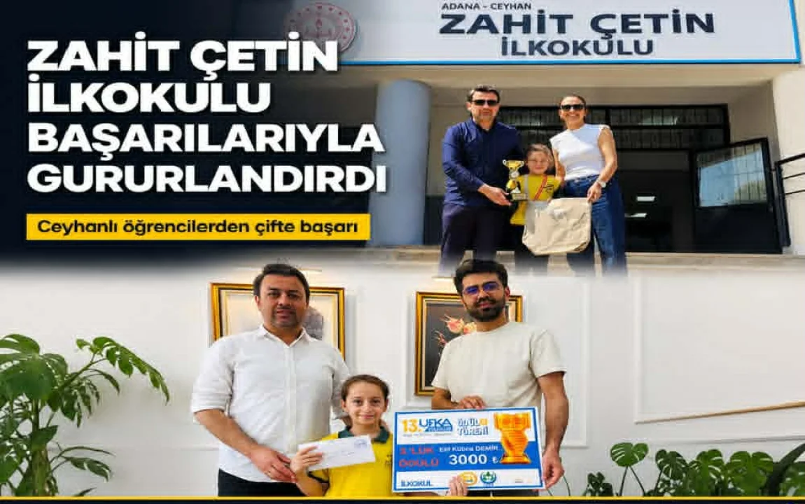 Zahit Çetin İlkokulu Başarılarıyla Göz Doldurdu 